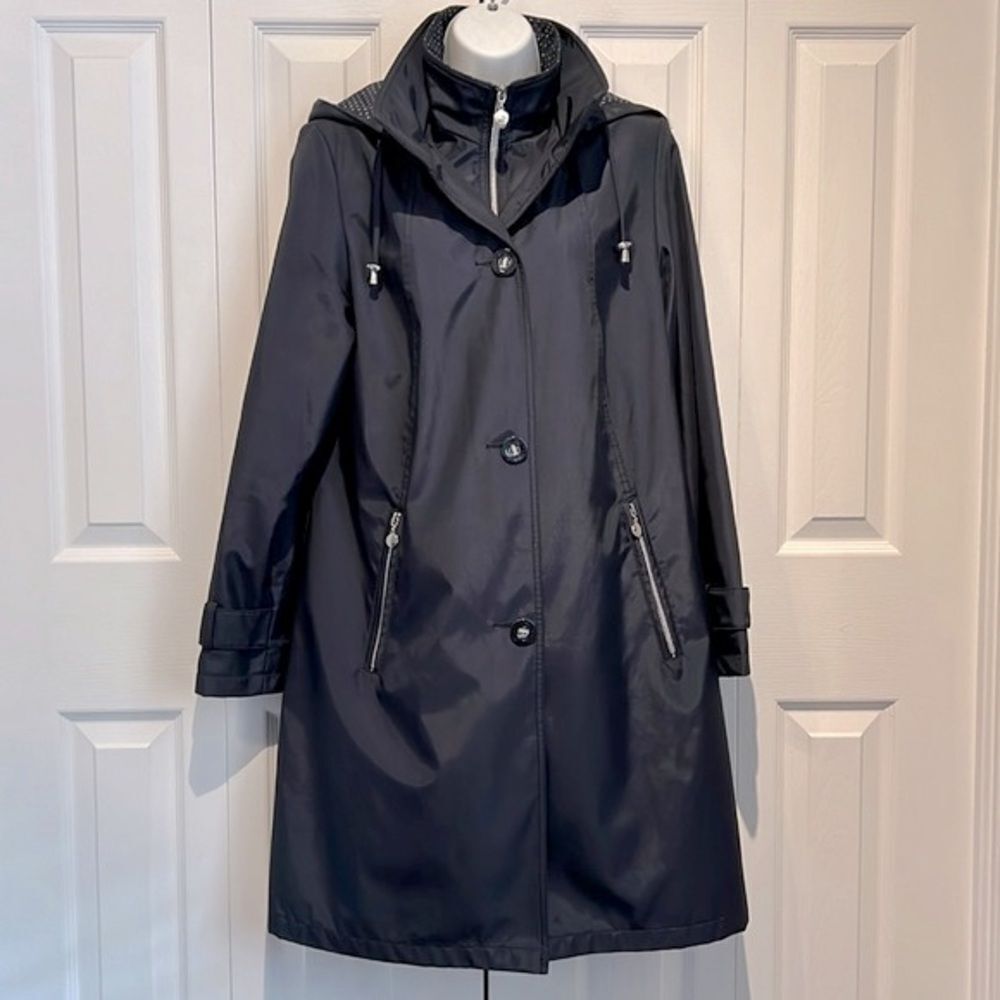 Novelti Navy Blue Hooded‎ Jacket Size 10